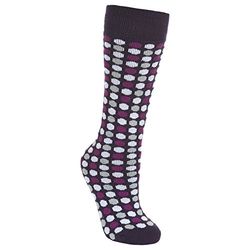 Trespass Marci, Calze da Sci Donna, Viola a Pois, 3/9