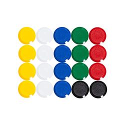 MAUL 15 mm 0,17 kg Maulpro magneti rotondi di qualità per lavagna bianca - (confezione da 20) Assorted Colours