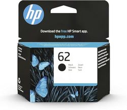 HP 62 Nero, C2P04AE, Cartuccia Originale HP da 200 Pagine, Compatibile con Stampanti HP Envy 5540, 5642, 5644, 5742, 7640, HP Officejet Moobile serie 200