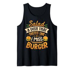 Insalata un piatto che ha un sapore come mi manca hamburger Canotta