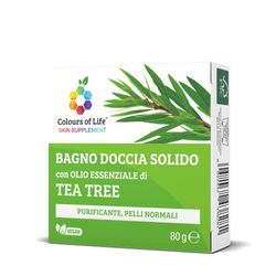 Colours of Life SKIN SUPPLEMENT - Bagno doccia solido TEA TREE, 80 g