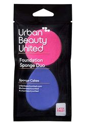 UBU - Duo de esponja para maquilhagem - Sponge Cakes Duo - para aplicar e espalhar base líquida e cremes - toque agradável - acabamento profissional - acessórios de maquilhagem para mulher