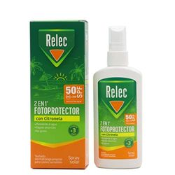 FOTOPROTECTOR 2 en 1 solar citronela spray SPF50 100 ml