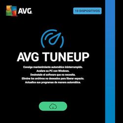 AVG TuneUp 2025 | 10 Dispositivos | 1 Año | Descarga digital