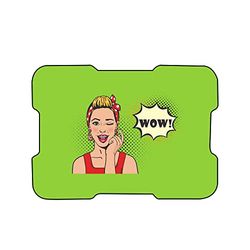 Bonamaison, Digital Printed Mouse Pad, Non-Slip Base, for Office and Home, Size: 22 x 18 cm