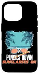 PENCILS DOWN SUNGLASSES ON Custodia per iPhone 16 Pro