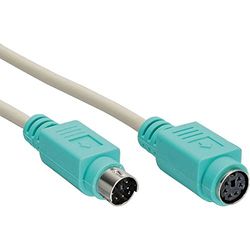 Intos PS/2 verlengkabel Pc agno99 PS/2 kabel Mdin6/stekker - Mdin6/bus 3.0 m gladde stekker groen