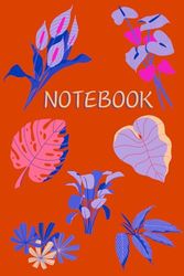 NOTEBOOK: RETRO STYLED COLORFUL BLANK LINED NOTEBOOK - ULTRA COLORS