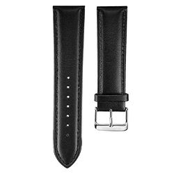 Correa Universal 20mm Amazfit Bip/GTS/Bip Lite/Huawei/Samsung/COOL Oslo Polipiel Negro