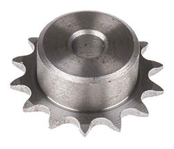 RS PRO 14-tand kedjehjul för 05B-1 kedja, stål, hål Ø 8 mm, delningsdiameter 42,8 mm, 35 mm