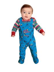 Chucky Baby Costume, Blue & Red