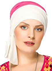 NJ CREATION Oslo Bonnet Fuchsia/Pan Crème