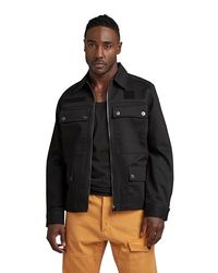 G-STAR RAW Men's 4 pkt Zip JKT Jacket, Zwart (dk Black D22941-C900-6484), XXL, zwart (Dk Black D22941-c900-6484), XXL