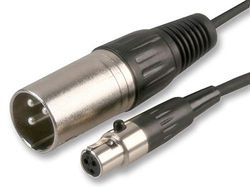 Pro Signal PSG02966 Câble XLR mâle vers Mini XLR femelle, 6 m, noir