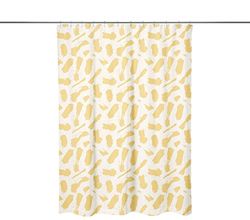 Bonamaison Digitally Printed Shower Curtain, 1 Piece 150x200 Cm - Designed And Manufactured in Turkey
