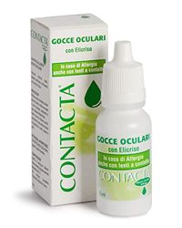 Contacta, Gocce Oculari Allergy, Gocce Oculari con Elicriso Utili in Caso di Allergia Anche con Lenti a Contatto, Azione Lenitiva e Rinfrescante, 15 ml