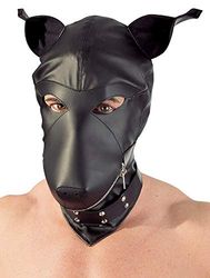 fetischsamling mäns nivå hundmask imitationsläder, Vitt, 32