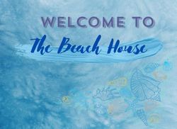 Welcome to the beach house: Guest Book for visitors vacation Homes, Air Bnbs, Bed & Breakfasts