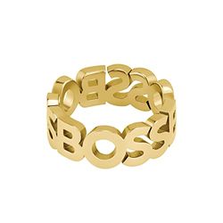 BOSS Jewelry KASSY Collection Ring voor heren, geel goud - 1580446L