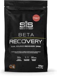 Science in Sport BETA Recovery Dual Source Recovery Drink | Chocolate Protein Powder - Advanced Carbohydrate & Whey Protein Blend for Post-Endurance Exercise | 30g Protein per Serving, 500g