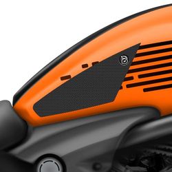 BLOQ Motorcycle Tank Grips/Traction Pads compatible with KAWASAKI VERSYS 1000 (2019-) PREMIUM