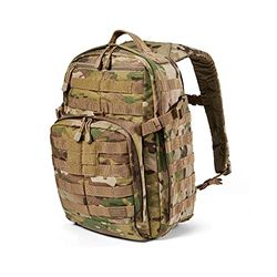 5.11 Tactical Backpack – RUSH 12 2.0 – Utility Molle Pack, CCW and Laptop Compartment, 24 Liter, Small, Style 56562 – Mulitcam