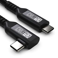 CABLETEX 5 m Link kabel compatibel met Meta Quest 3, Oculus Quest 2, PICO 4, PSVR2, USB 3.2, USB C - Virtual Reality kabel Gaming Deluxe aluminium versie