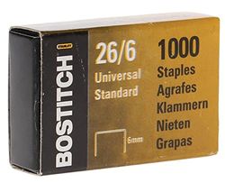 Bostitch Låda med 1 000 häftklamrar 26/6 standard