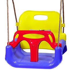 ZERRO Altalena da Giardino per Bambini per Esterno Interno Regolabile 50KG,Rosso