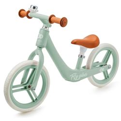 kk Kinderkraft FLY PLUS 2, lekki rower biegowy, styl retro, magnez, do 2 lat, zielony