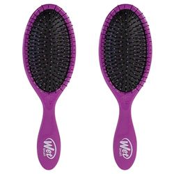Wet Brush Original Detangling Hair Brush, Purple, Ultra Soft IntelliFlex Bristles, Detangling Brush Glides Through Tangles With Ease, For All Hair Types, For Women, Men, Wet And