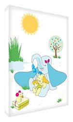 Feel Good Art bc-ele-a5blk-12it Token Decorativo De AcríLico con levigatura a Diamante con diseño de Madre y Baby Elefante