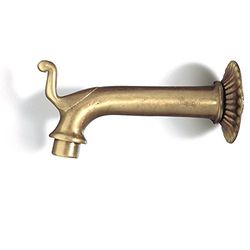 Acquastilla 109498 Bocca di Erogazione in Bronzo per Giardino, Multicolore