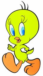 Joy Toy 041061 47 x 34 cm Looney Tunes Tweety pokój dziecięcy dekoracja plastikowa naklejka ścienna naklejka