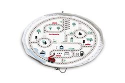 TATAMIZ- Mata do zabawy i budzenia dla dzieci, TTMZ600-140-CAR, biały/czarny