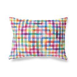 BonaMaison Willekeurig Patroon Decoratieve Kussensloop, Kussenhoezen Bank, Decoratieve Kussenhoesjes, Kussensloop; Sofa, Slaapkamer, Kantoor, Auto 35x50 Cm - Ontworpen en vervaardigd in Turkije