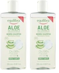 Equilibra Aloe Shampoo Idratante, 250 Ml (Confezione da 2)