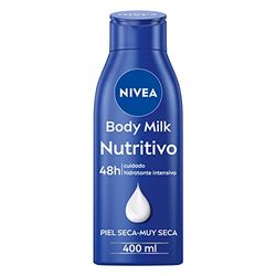 NIVEA Body Milk nutritivo em embalagem de 6 (6 x 400 ml), leite corporal para hidratação profunda durante 48 h, creme hidratante corporal com óleo de amêndoas