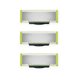 Philips OneBlade Original Replacement Blades, för OneBlade elektrisk rakapparat och trimmer, slitstarkt rostfritt stål, trimma, styla och raka, 3-pack, modell QP230/50