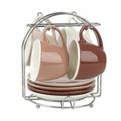 DKD Home Decor Ensemble de Tasses à café, Standard