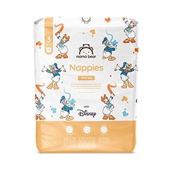 Marque Amazon - Mama Bear Disney Couches bébé Ultra Absorbantes, Taille 3 (4-9 kg), Blanc, 86 Unités (lot de 1)