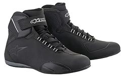Alpinestars 254451910-45 Men's Motorcycle Waterproof Boot, Black, 45 EU