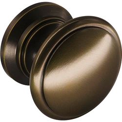 PORRO Yonkers Button Diameter 25 mm Depth 23 mm Patinated Brass