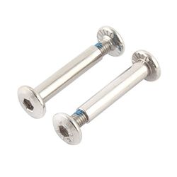 Inline Skate wielas met schroefverbinding - 15/64" - 2 stuks.