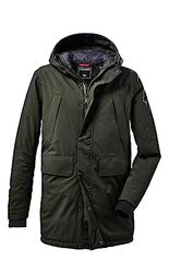 killtec Uomo Parka funzionale con cappuccio KOW 115 MN PRK, dark olive, XXL, 37156-000