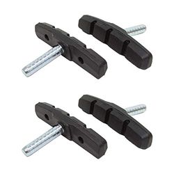 cyclingcolors 4X Cantilever Pattini Freno 60 mm Pastiglie Freni Ricambio Compatibile con Shimano Tektro Avid Sram Cerchioni Alluminio
