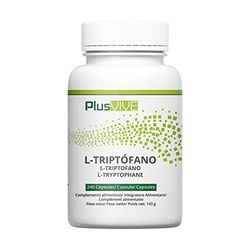 Plusvive - Lot de 240 capsules de L-tryptophane, 100 % vegan, 500 mg