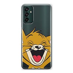 ERT GROUP etui na telefon Samsung M13 4G, case oryginalny i oficjalnie licencjonowany przez Tom & Jerry, wzór Jerry 003, optymalnie dopasowane, plecki z TPU częściowo przeźroczyste