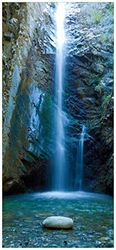 posterdepot ktt0225 - Adesivo Decorativo per Porta, Motivo: Le cascate, Dimensioni: 93 x 205 cm