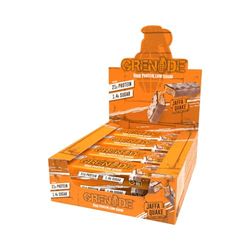 Grenade Barre Hyperprotéinée à Faible Teneur en Glucides - Jaffa Quake, 12 x 60 g